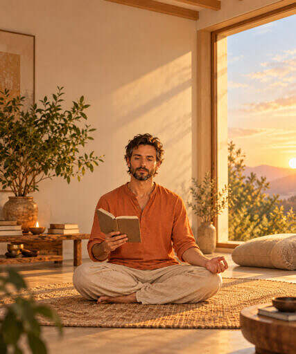 Meditation vid fönster